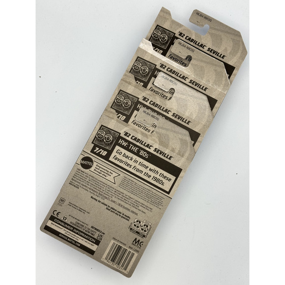 2023 Hot Wheels HW THE '80S 7/10 '82 Cadillac Seville 75/250 LOT OF 4 - Picture 2 of 2